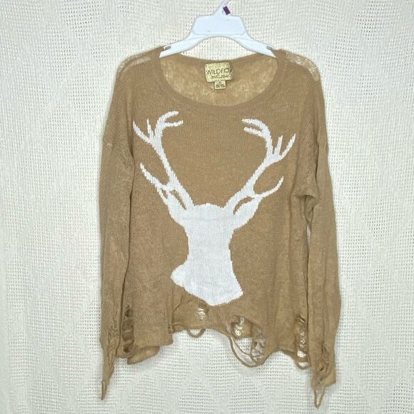 Wildfox White Label Deer Lennon Sweater - Picture 2 of 8